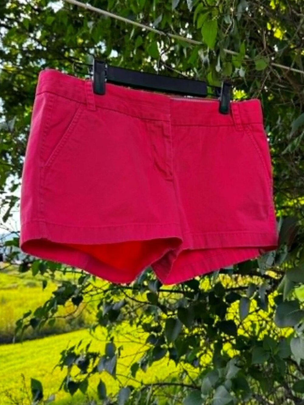 J.Crew Chino Shorts – Pinkish Red or Reddish Pink (Size 6)